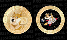 Load image into Gallery viewer, Doge Coin &quot;TO THE MOON&quot; Coin